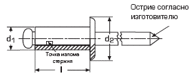 DIN 7337 Заклёпка вытяжная