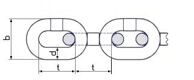 DIN 766 Цепь короткозвенная